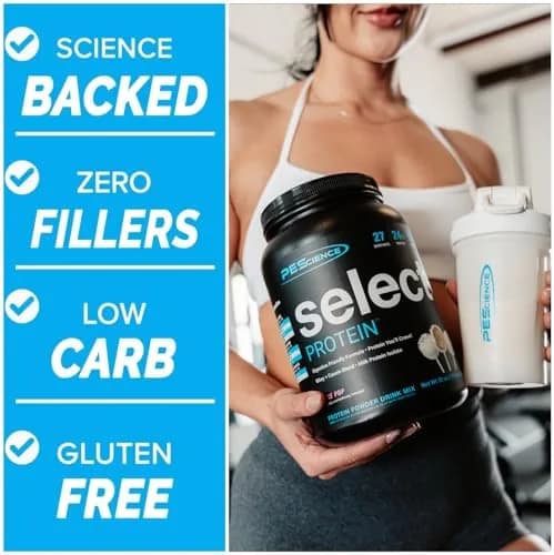 PEScience Select Protein Powder, Chocolate Peanut Butter Cup | 55 Servings, Gluten-Free & Keto thumbnail 8