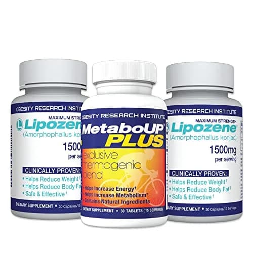 Lipozene Weight-Management Fiber Supplement 45 Count (Pack of 2) | Supports Healthy Weight Loss thumbnail 1