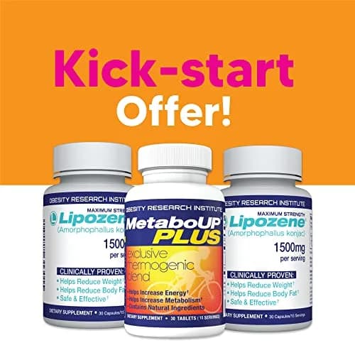 Lipozene Weight-Management Fiber Supplement 45 Count (Pack of 2) | Supports Healthy Weight Loss thumbnail 2