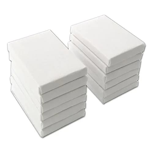 LWR CRAFTS Mini Stretched Canvas 2" x 3" Pack of 12 | Premium Artist Canvas for Oil & Acrylic Painting thumbnail 1