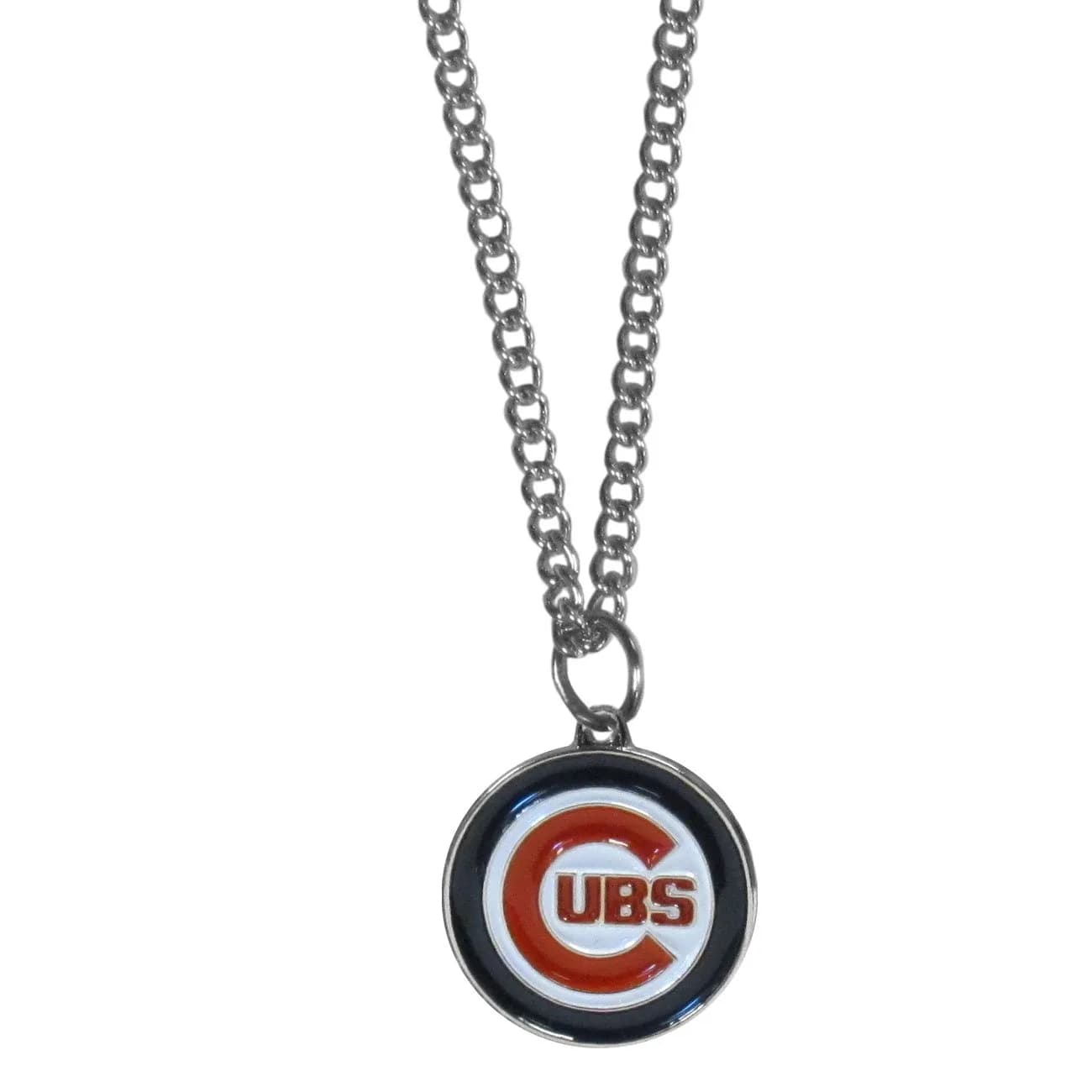 Siskiyou Sports MLB Chicago Cubs Women's Chain Necklace 20" | Enameled Pendant for Game Day & Daily Wear