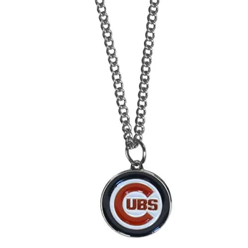 Siskiyou Sports MLB Chicago Cubs Women's Chain Necklace 20" | Enameled Pendant for Game Day & Daily Wear thumbnail 1