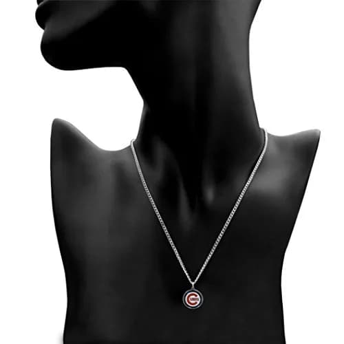 Siskiyou Sports MLB Chicago Cubs Women's Chain Necklace 20" | Enameled Pendant for Game Day & Daily Wear thumbnail 2