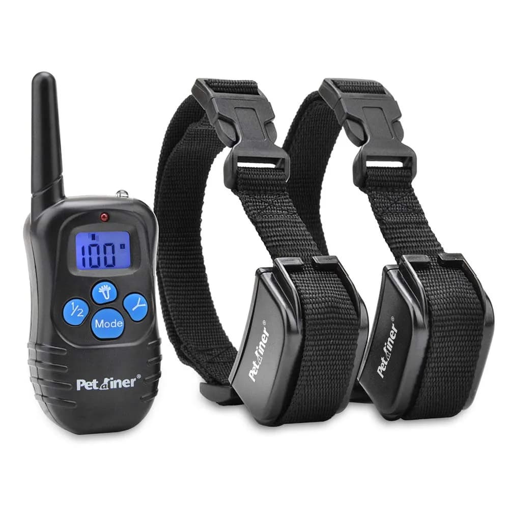 Petrainer PET998DRB2 Dog Training Collar for 2 Dogs | 1000 ft Range, Waterproof, Rechargeable - main product image