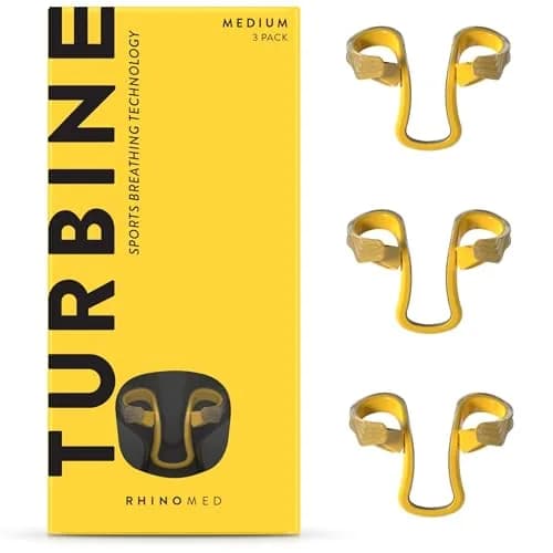 Rhinomed Turbine Sport Nasal Dilators Medium 3 Pack | Breathe 38% More Air thumbnail 1