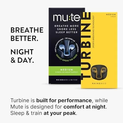 Rhinomed Turbine Sport Nasal Dilators Medium 3 Pack | Breathe 38% More Air thumbnail 8