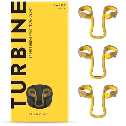 Rhinomed Turbine Sport Nasal Dilators Large 3 Pack | 38% More Airflow, FDA Registered thumbnail 1