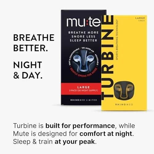 Rhinomed Turbine Sport Nasal Dilators Large 3 Pack | 38% More Airflow, FDA Registered thumbnail 8