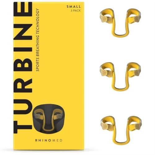 Rhinomed Turbine Sport Nasal Dilators, Small 3 Pack | 38% More Airflow for Athletes thumbnail 1