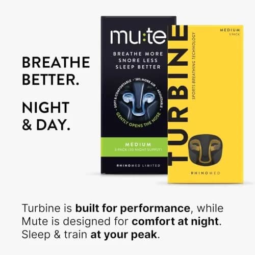 Rhinomed Turbine Sport Nasal Dilators, Small 3 Pack | 38% More Airflow for Athletes thumbnail 8