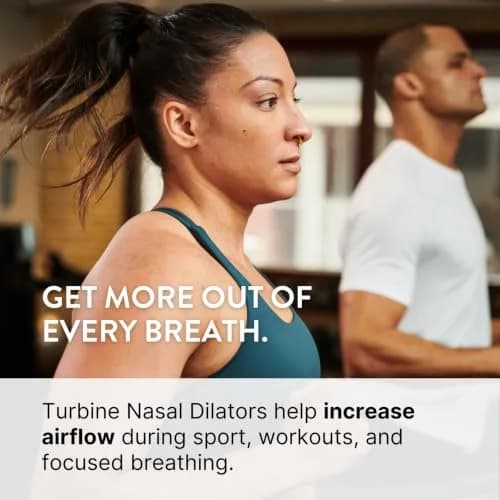 Rhinomed Turbine Sport Nasal Dilators, Small 3 Pack | 38% More Airflow for Athletes thumbnail 3