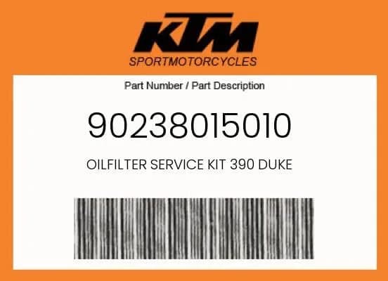 KTM Oil Filter Service Kit 2014-2021 RC 390 Duke | OEM Quality, Complete Kit, USA Import (70-120 chars) thumbnail 3
