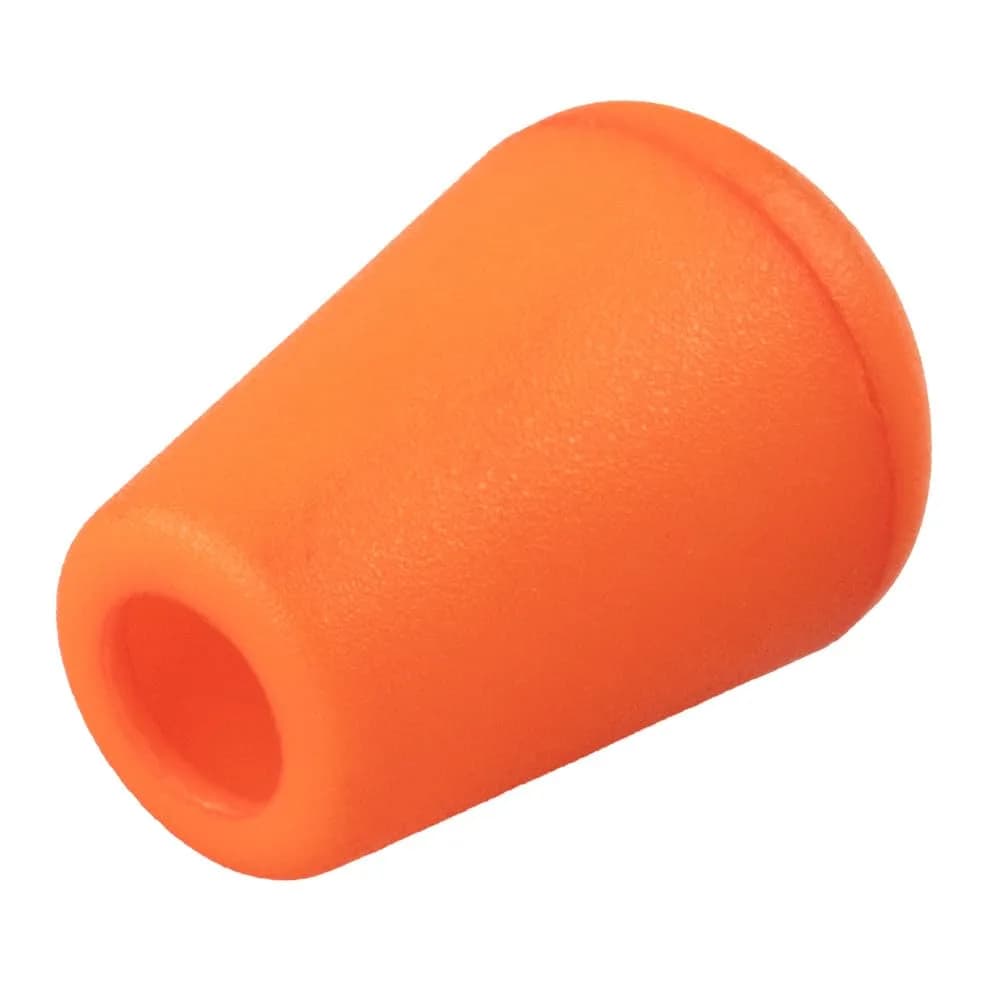 Paracord Planet Bell Stopper Cord End with Locking Lid – Secure Drawstrings, Bags, and Clothing (Orange, 10 Pack)