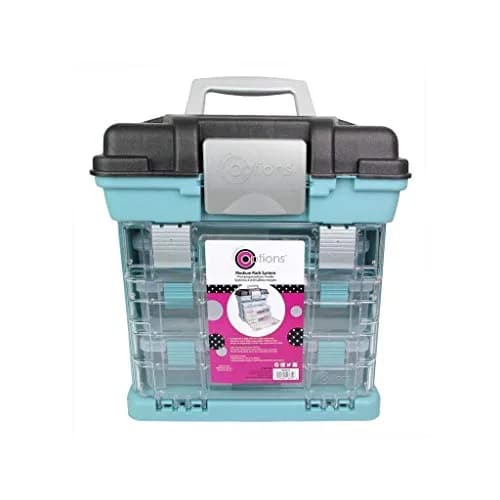 Creative Options 1363-83 Grab N' Go Rack System, Soft Blue, Medium | Versatile Storage for Crafts & Sewing thumbnail 5