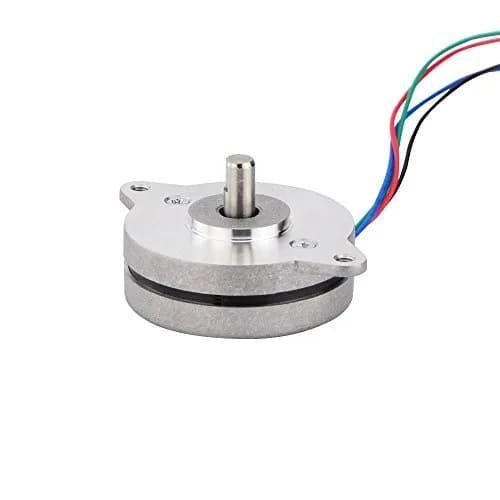 STEPPERONLINE 0.9° Thin Nema 14 Stepper Motor Bipolar 0.5A 5Ncm Φ36x12.5mm | 400 Steps/Rev thumbnail 3