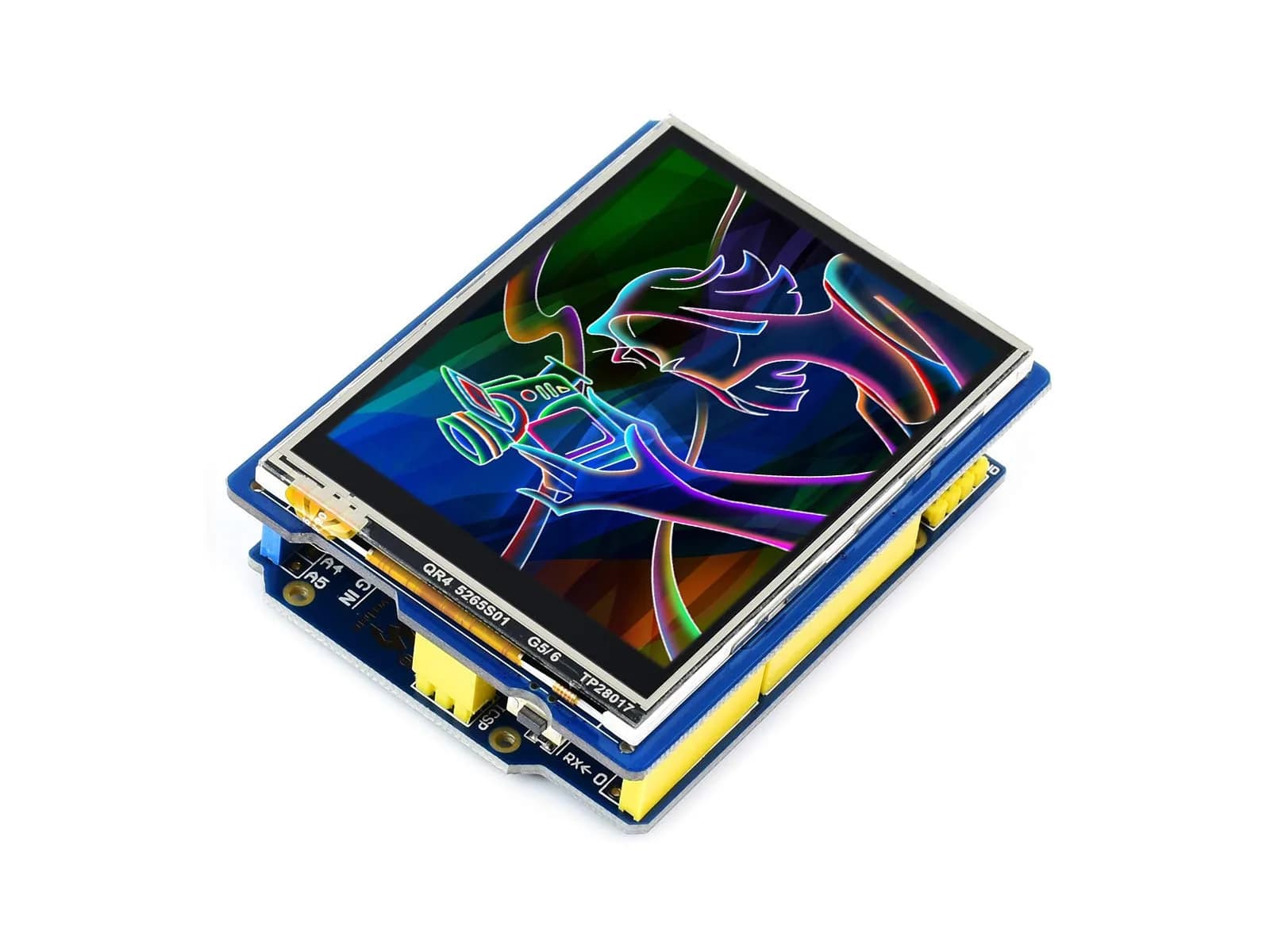 waveshare 2.8 inch TFT Resistive Touch LCD Shield 320×240 | Arduino Compatible Display - main product image