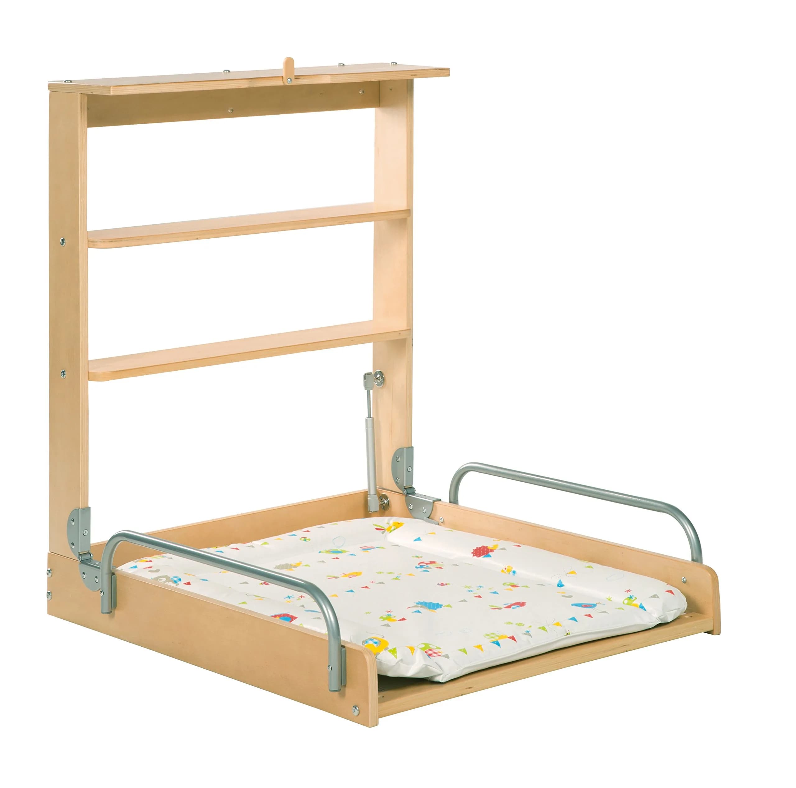 roba F150 Wall Changing Shelf Woodland Wedding | Space-Saving Nursery Furniture (70-120 chars) — Natural
