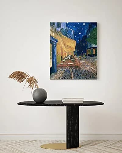 Wieco Art Canvas Wall Art 24"L x 20"W | Van Gogh Cafe Terrace at Night thumbnail 4