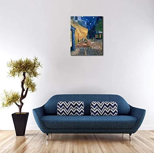 Wieco Art Canvas Wall Art 24"L x 20"W | Van Gogh Cafe Terrace at Night thumbnail 8