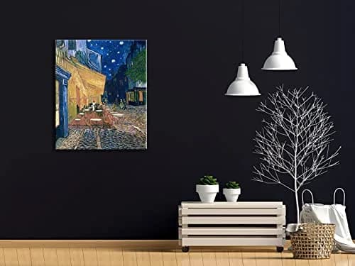 Wieco Art Canvas Wall Art 24"L x 20"W | Van Gogh Cafe Terrace at Night thumbnail 2