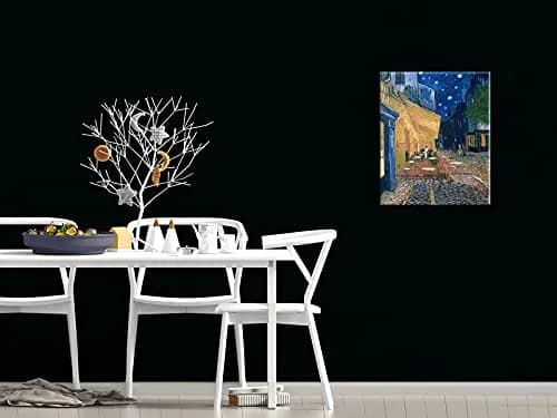Wieco Art Canvas Wall Art 24"L x 20"W | Van Gogh Cafe Terrace at Night thumbnail 3