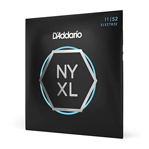 D'Addario NYXL1152 Electric Guitar Strings, 11-52 Gauge | Enhanced Tuning Stability & Strength thumbnail 1