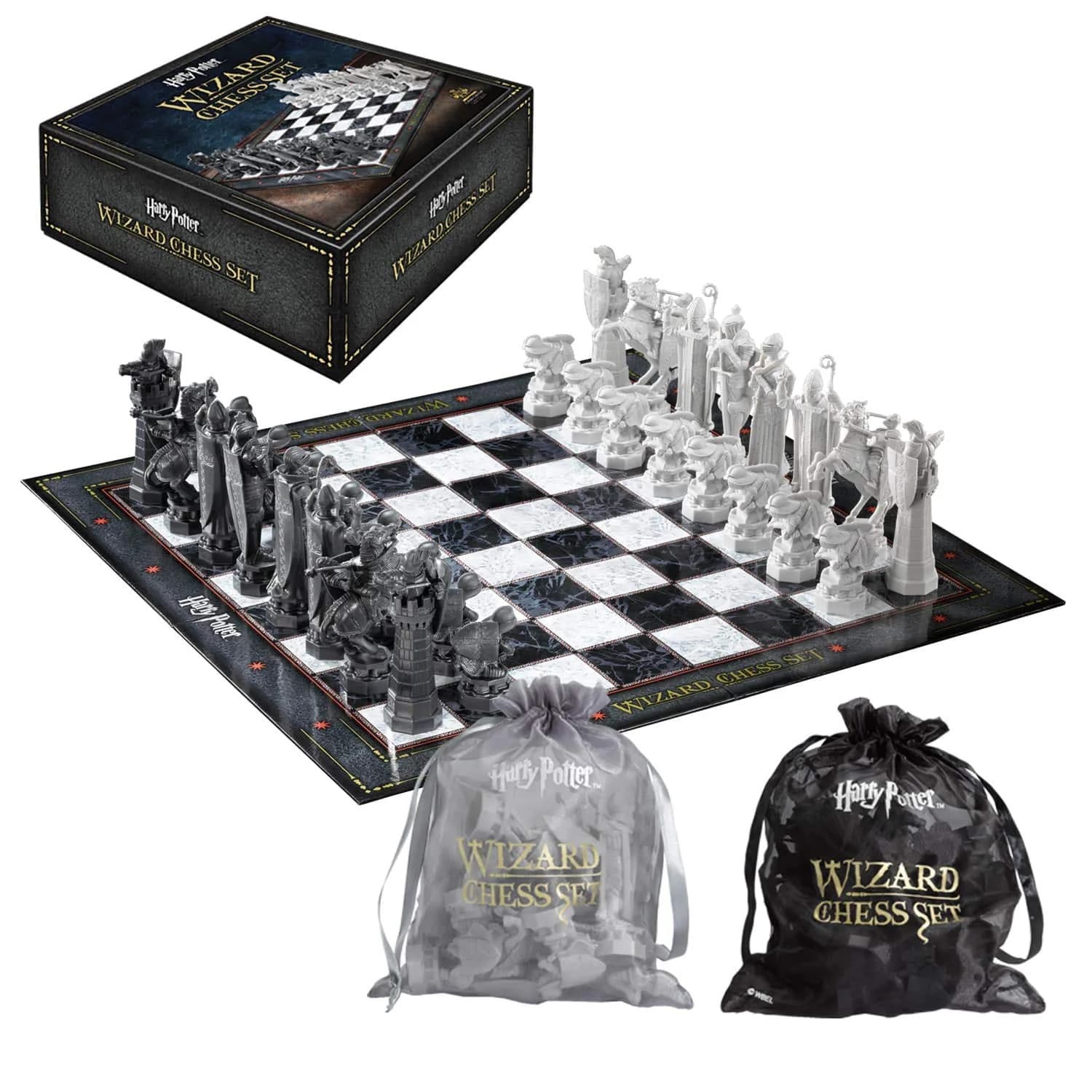 The Noble Collection Harry Potter Wizard Chess Set | 32 Pieces & Board | Ages 7+ - main product image