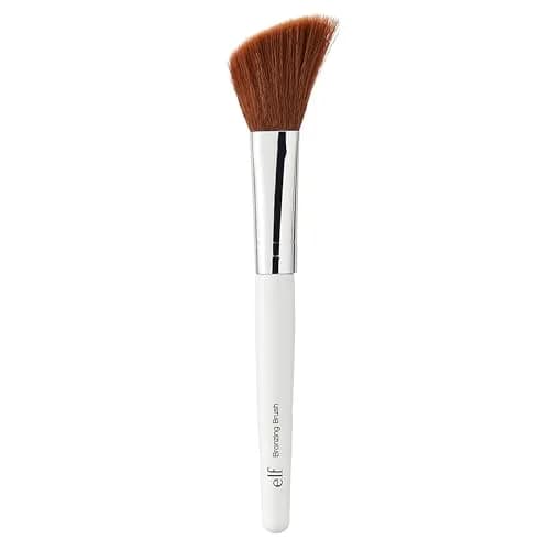 e.l.f. Angled Bronzing Brush, 3-in-1 Face Makeup Brush for Blush, Bronzer & Powders | Vegan & Cruelty-Free thumbnail 1