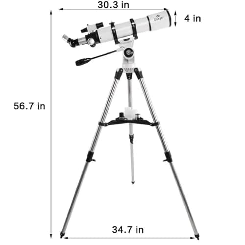 Gskyer 90mm Astronomical Refractor Telescope | High Power 600x90mm for Celestial & Terrestrial Viewing thumbnail 7
