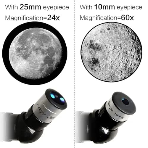 Gskyer 90mm Astronomical Refractor Telescope | High Power 600x90mm for Celestial & Terrestrial Viewing thumbnail 2