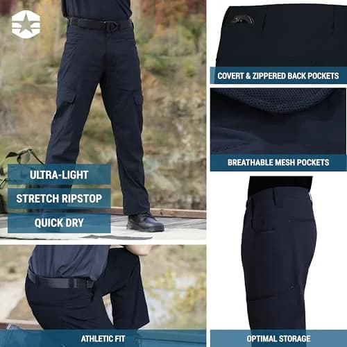 Propper Men's Summerweight Tactical Pant, LAPD Navy, 28 x 37 | Ultra-Light Moisture-Wicking Fabric thumbnail 5