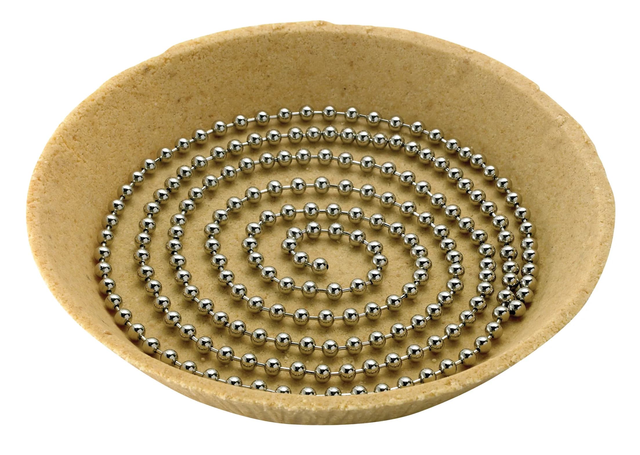 Mrs. Anderson's Baking Pie Weights Chain 1.83 m (6-Ft) | Prevents Crust Shrinking, Puffing, Bubbling - view 4