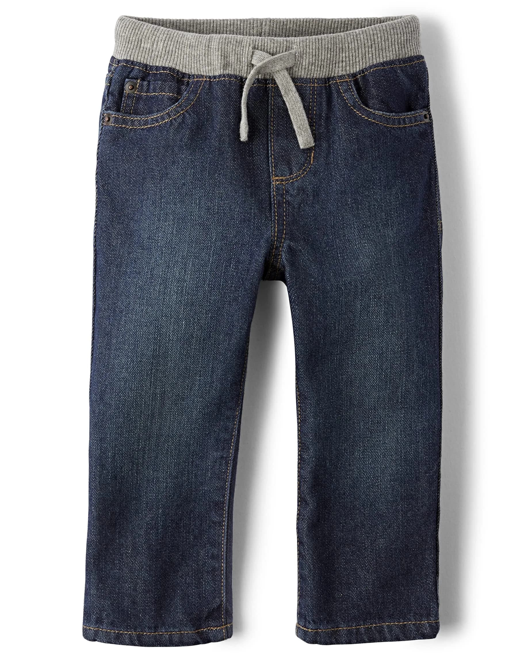 The Children's Place Baby Boys' Straight Jeans 4T | Classic Liberty Blue Cotton