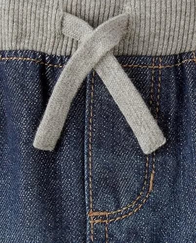 The Children's Place Baby Boys' Straight Jeans 4T | Classic Liberty Blue Cotton thumbnail 2