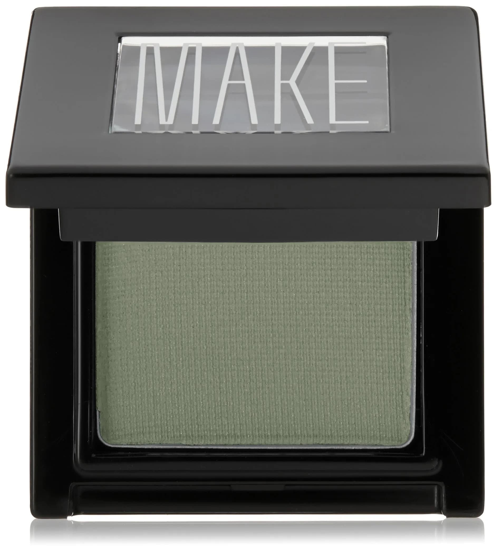 MAKE Cosmetics Satin Finish Eye Shadow, Ivy | Intense Forest Green with Emerald Undertone - main product image