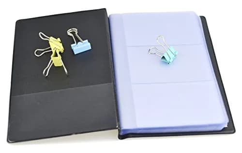 SAMYO Business Card Holder Book 240 Cards Black | Professional Organizer for Business & Personal Cards thumbnail 6
