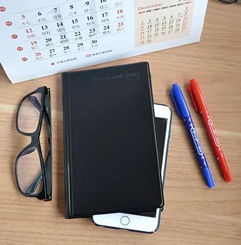 SAMYO Business Card Holder Book 240 Cards Black | Professional Organizer for Business & Personal Cards thumbnail 7