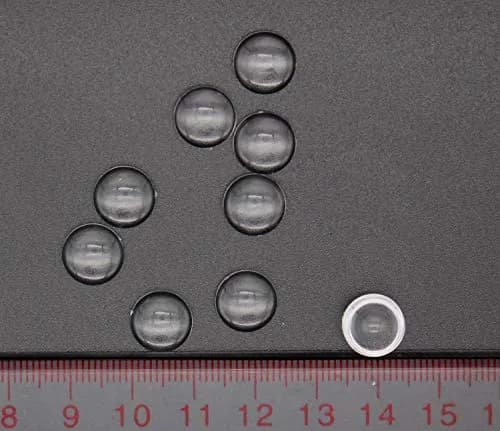 JIATONG 10pcs 10MM LED Optical Lens Smooth Convex Lens for 1W 3W | Adjustable Beam Angle thumbnail 5