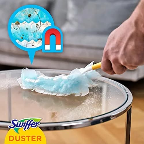 Swiffer Duster Kit with Handle and Refill Duster, 1 Unit | Traps Dust with TRAP + LOCK Technology thumbnail 5