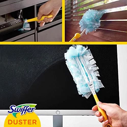 Swiffer Duster Kit with Handle and Refill Duster, 1 Unit | Traps Dust with TRAP + LOCK Technology thumbnail 7