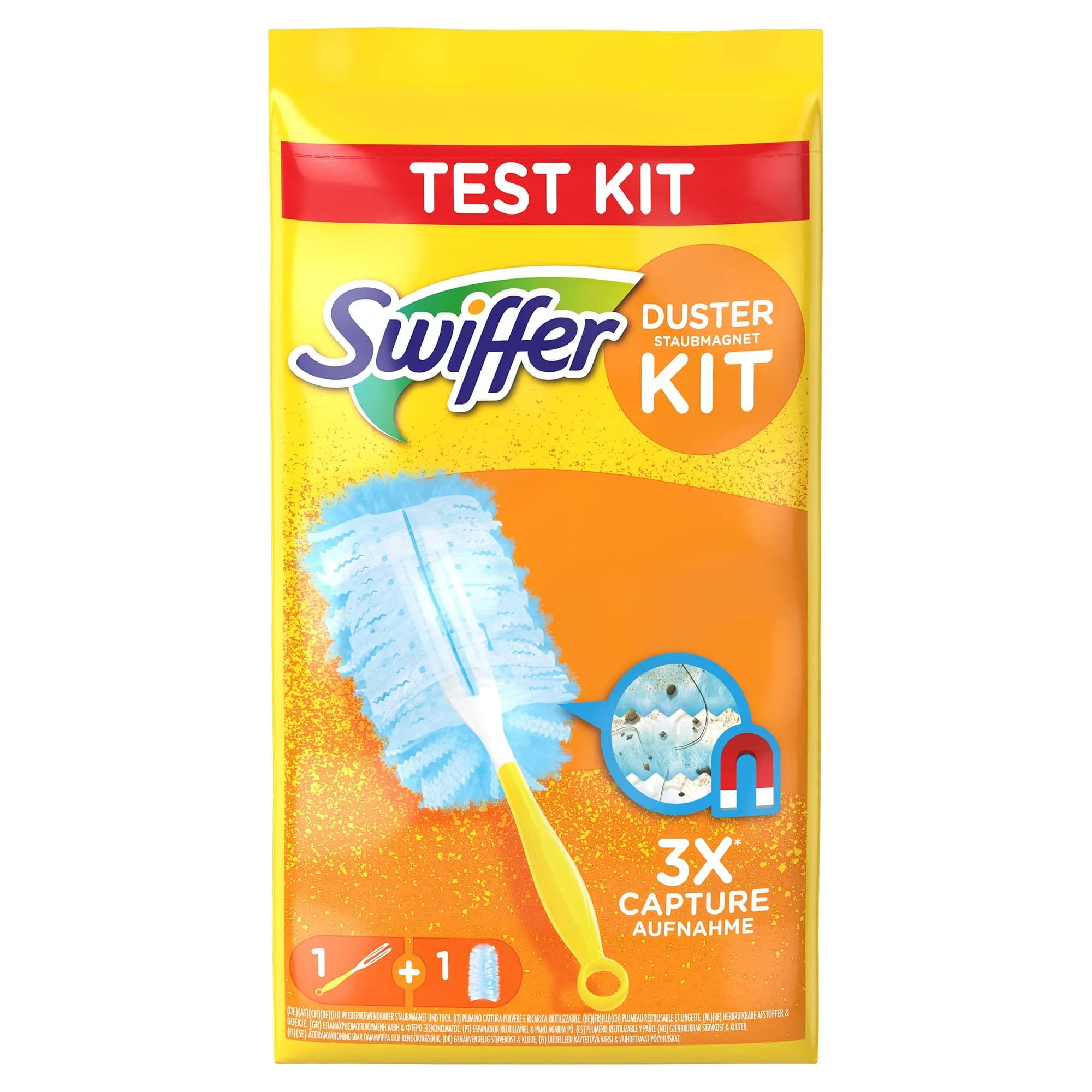 Swiffer Duster Kit with Handle and Refill Duster, 1 Unit | Traps Dust with TRAP + LOCK Technology - view 2