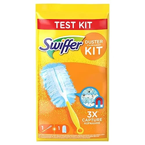 Swiffer Duster Kit with Handle and Refill Duster, 1 Unit | Traps Dust with TRAP + LOCK Technology thumbnail 2