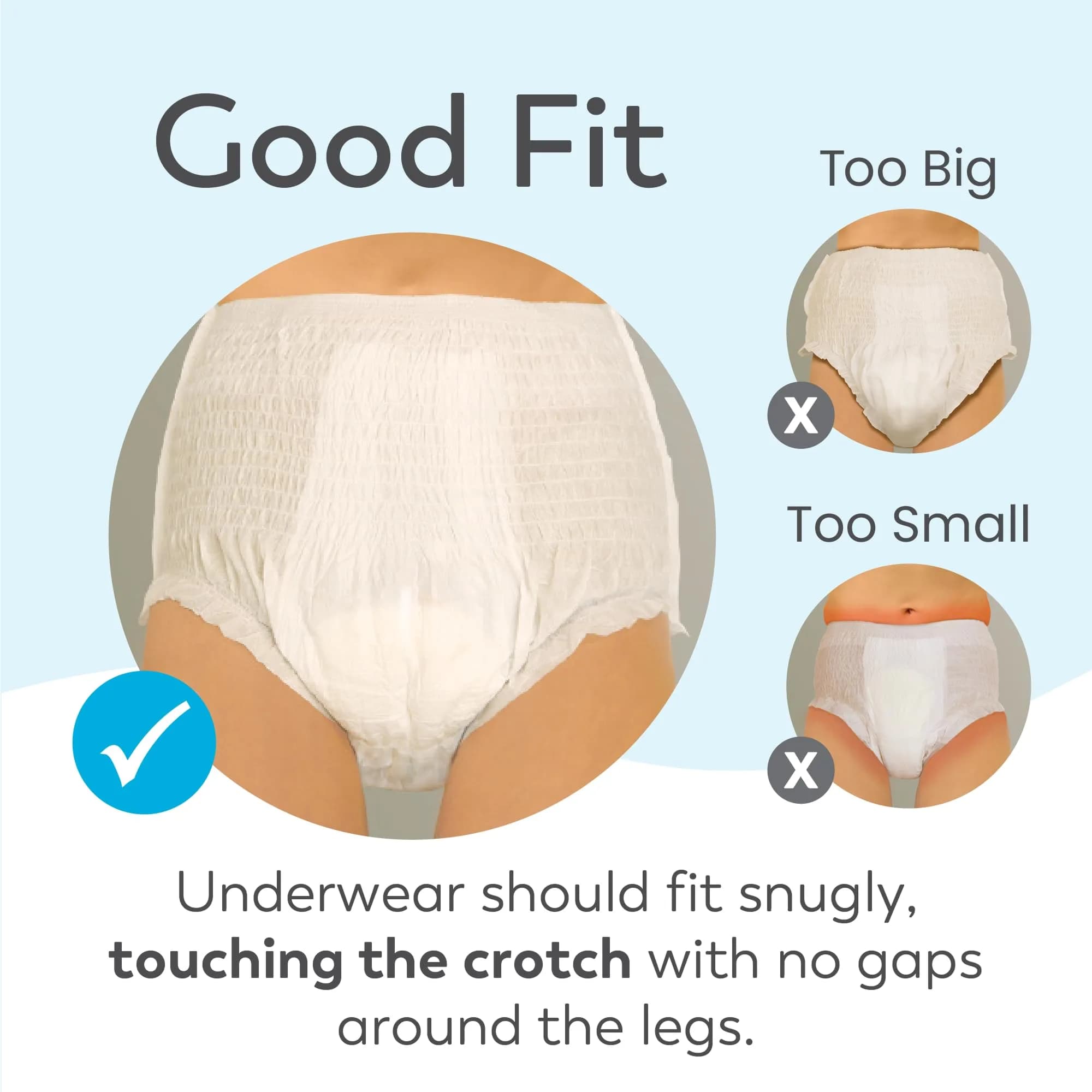 Swimmates Adult Swim Diapers Large (72 Count) | Bowel Incontinence Protection Under Swimwear - view 3