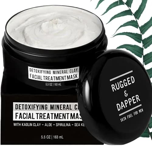 RUGGED & DAPPER Deep Pore Cleansing Face Mask with Kaolin Clay 5.5 Oz for Men thumbnail 1
