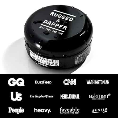 RUGGED & DAPPER Deep Pore Cleansing Face Mask with Kaolin Clay 5.5 Oz for Men thumbnail 5