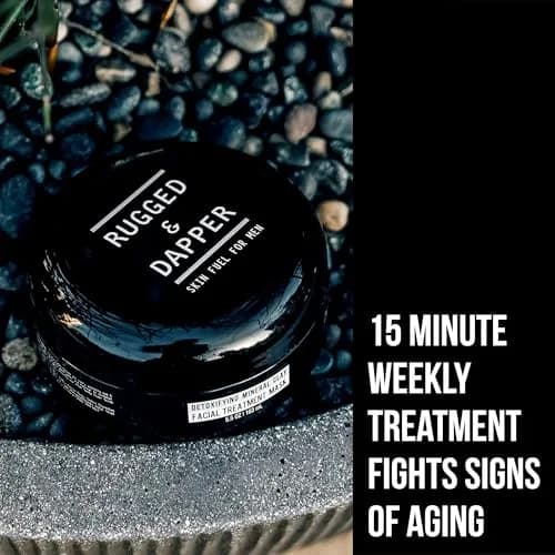 RUGGED & DAPPER Deep Pore Cleansing Face Mask with Kaolin Clay 5.5 Oz for Men thumbnail 8