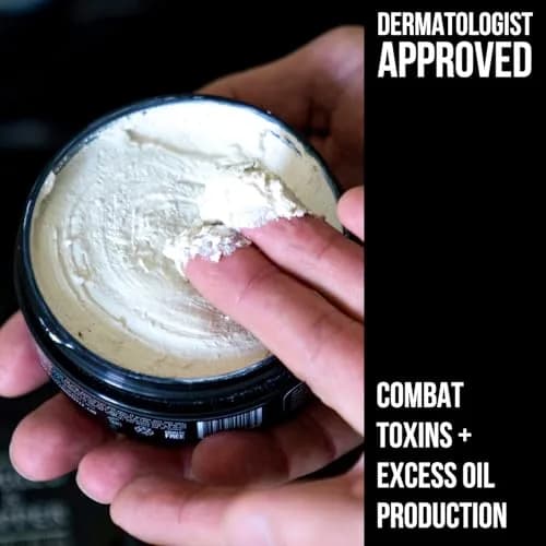 RUGGED & DAPPER Deep Pore Cleansing Face Mask with Kaolin Clay 5.5 Oz for Men thumbnail 2