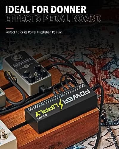 Donner DP-1 Guitar Power Supply 10 Isolated DC Outputs for 9V/12V/18V Effect Pedals | Powers 10 Pedals with Short-Circuit Protection thumbnail 8