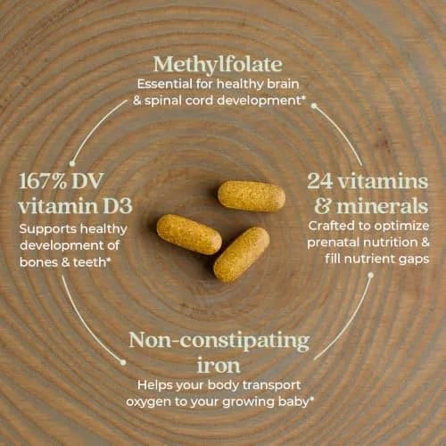 New Chapter Advanced Perfect Prenatal Vitamins, 192 Count | Supports Brain & Spinal Cord Development thumbnail 4