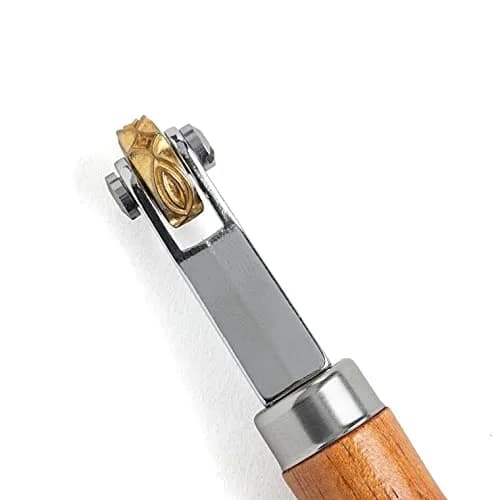 Tandy Leather Craftool Embossing Wheel Diamond Loop 8091-14 | Precision Leather Embossing Tool thumbnail 1
